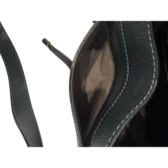 🖤 Chloé Marcie Medium Leather Saddle Bag – Black with Gold-Tone Hardware 🖤 - Picture 4 of 8